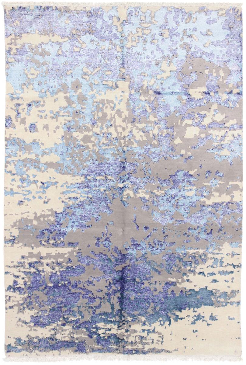 Indisk tæppe Sadraa 293x197 293x197, Persisk tæppe Knyttet i hånden