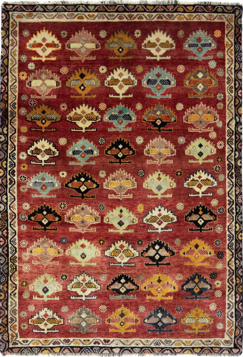 Tapete persa Ghashghai 184x127 184x127, Tapete persa Atado à mão