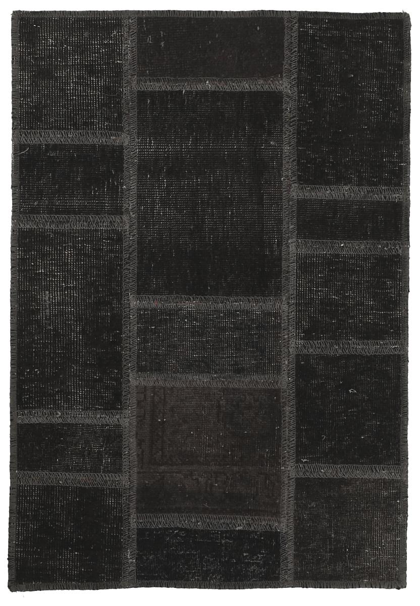 Persisk tæppe Patchwork 89x61 89x61, Persisk tæppe Knyttet i hånden