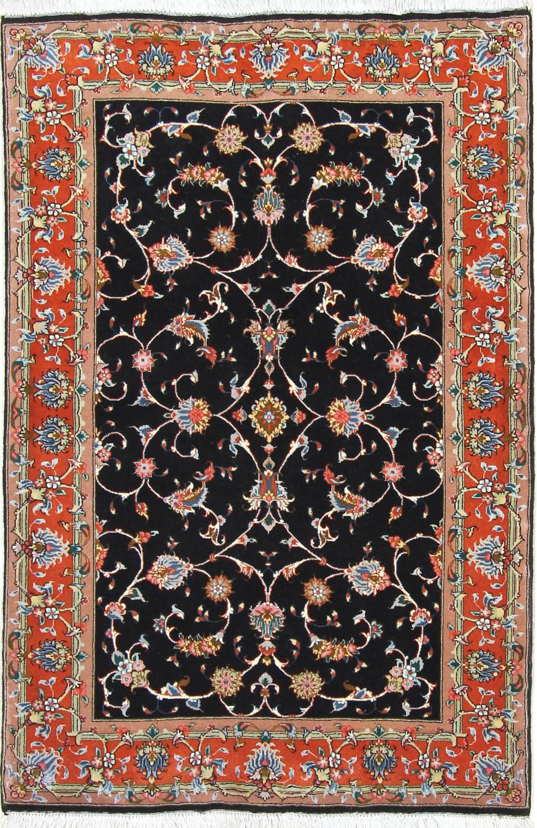 Tapete persa Tabriz 50Raj 151x101 151x101, Tapete persa Atado à mão