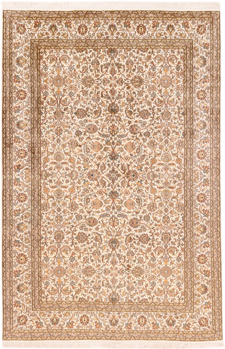 Tapis indien Cachemire Soie 256x170 256x170, Tapis persan Noué à la main