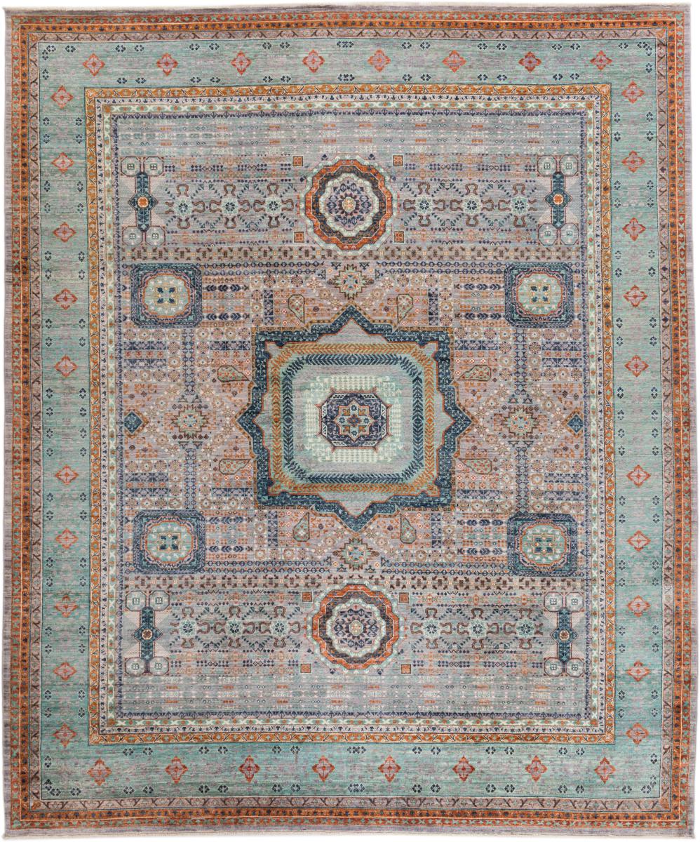 Afghaans tapijt Mamluk 305x261 305x261, Perzisch tapijt Handgeknoopte