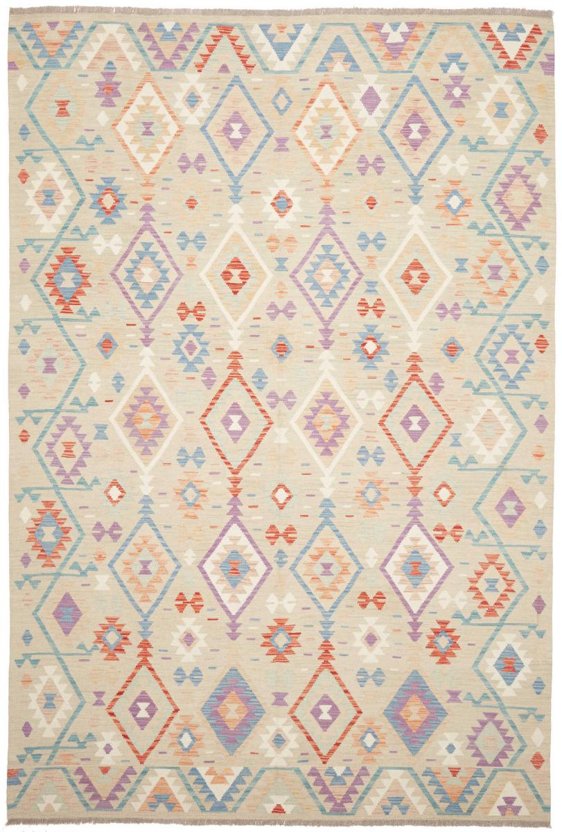 Afghanischer Teppich Kelim Afghan 296x201 296x201, Perserteppich Handgewebt