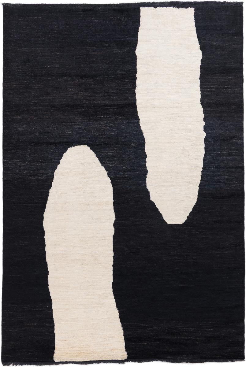 Αφγανικό χαλί Berber Contemporary 250x171 250x171, Περσικό χαλί Οι κόμποι έγιναν με το χέρι