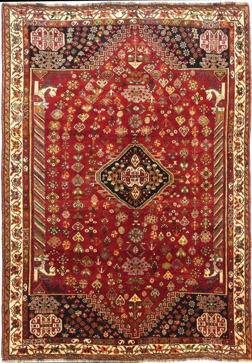 Tapete persa Ghashghai 268x187 268x187, Tapete persa Atado à mão