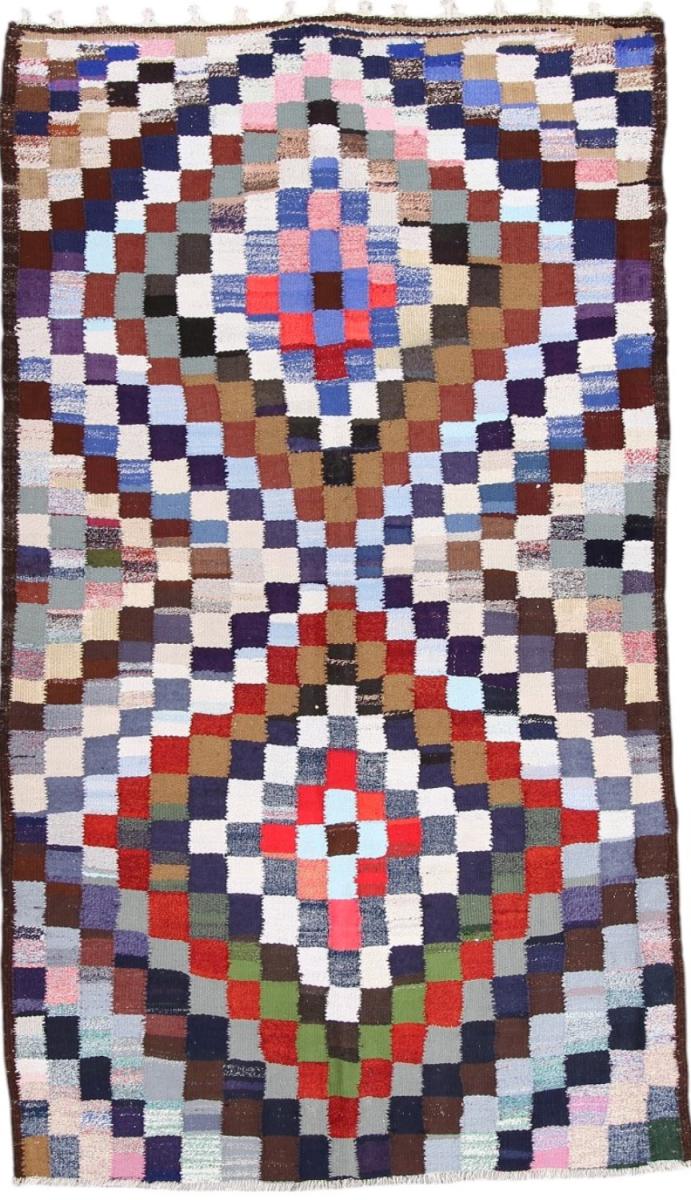Persian rug Kilim Fars 9'4"x5'7" 9'4"x5'7", Persian rug Handwoven