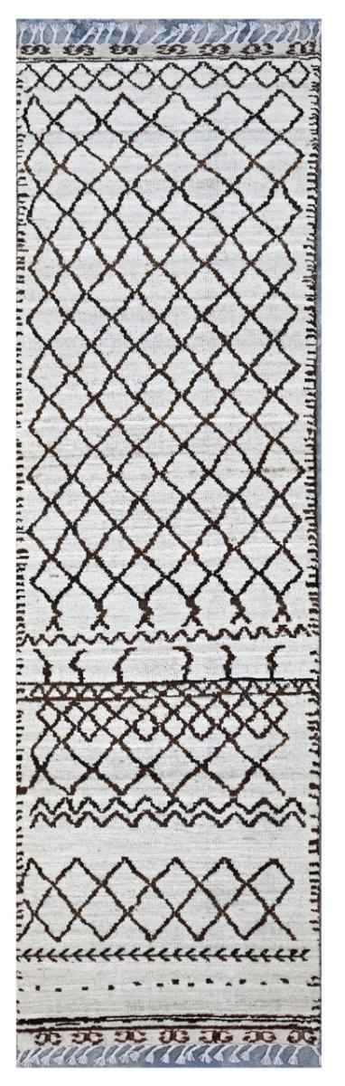 Afganistan-matto Berber Contemporary 296x81 296x81, Persialainen matto Solmittu käsin