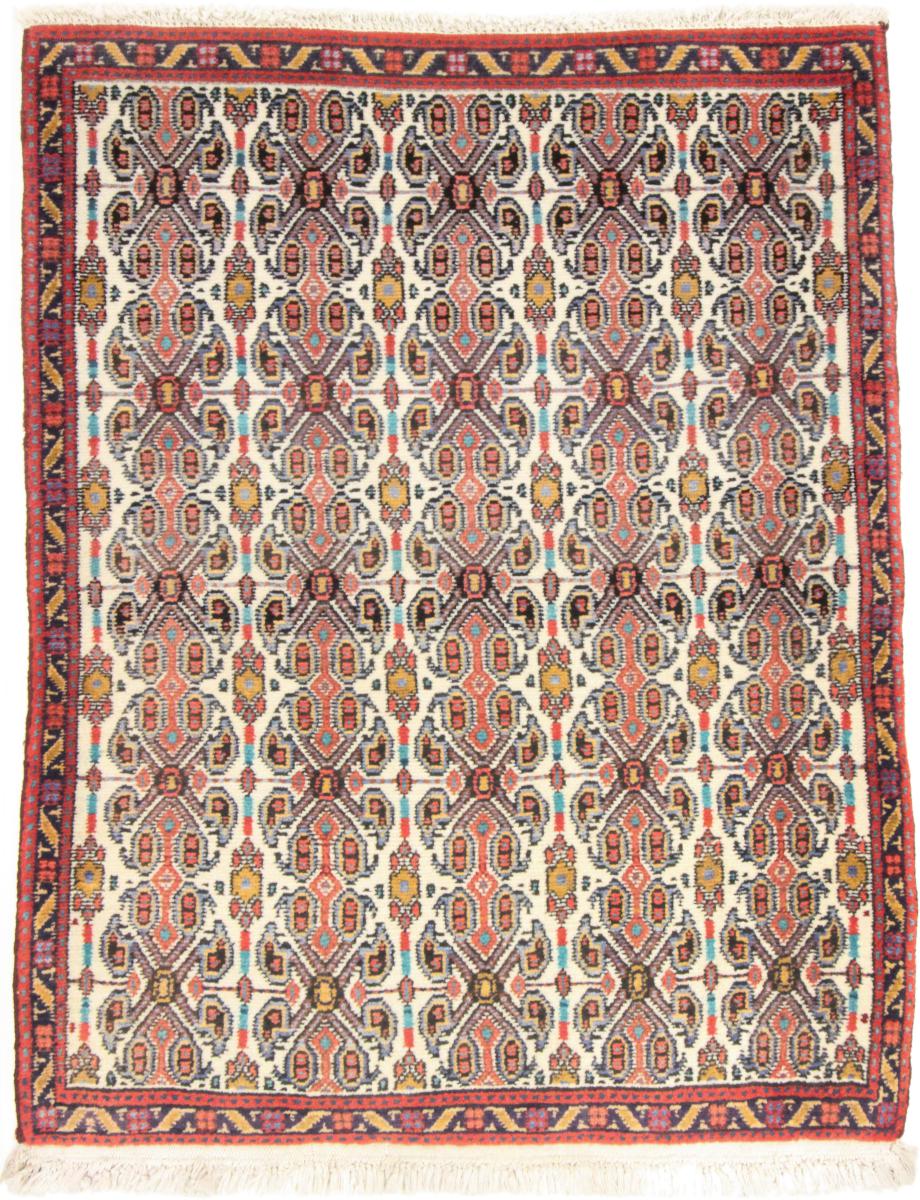 Persisk tæppe Senneh 96x79 96x79, Persisk tæppe Knyttet i hånden