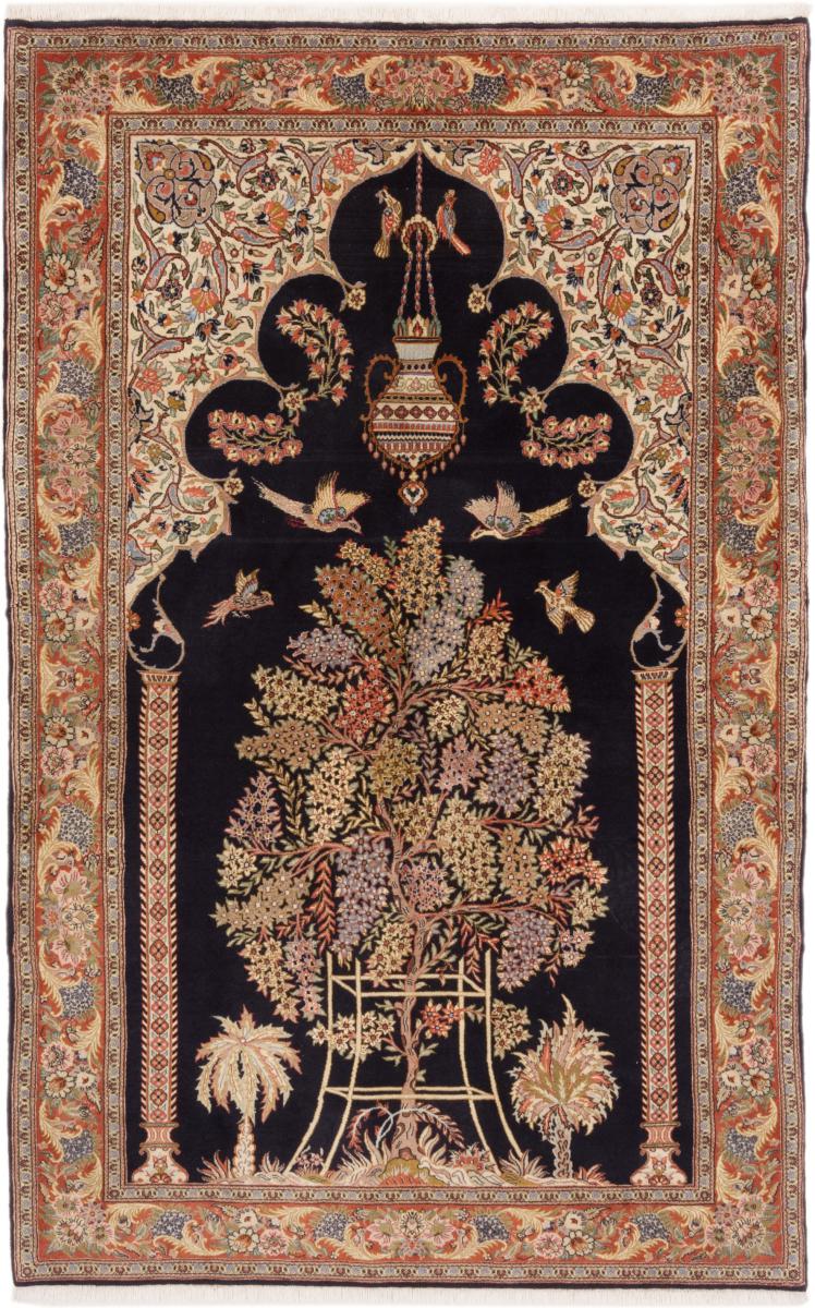 Persian Rug Qum 227x138 227x138, Persian Rug Knotted by hand