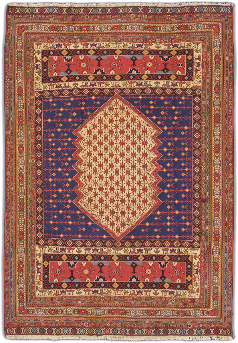 Tapis persan Kelim Sirjan                291x201 291x201, Tapis persan Noué à la main