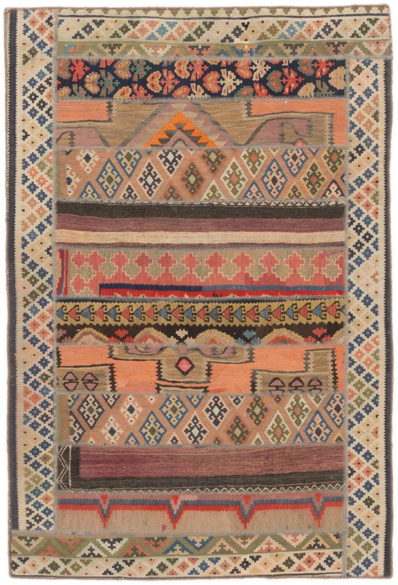 Tapete persa Kilim Patchwork 180x122 180x122, Tapete persa Tecido à mão