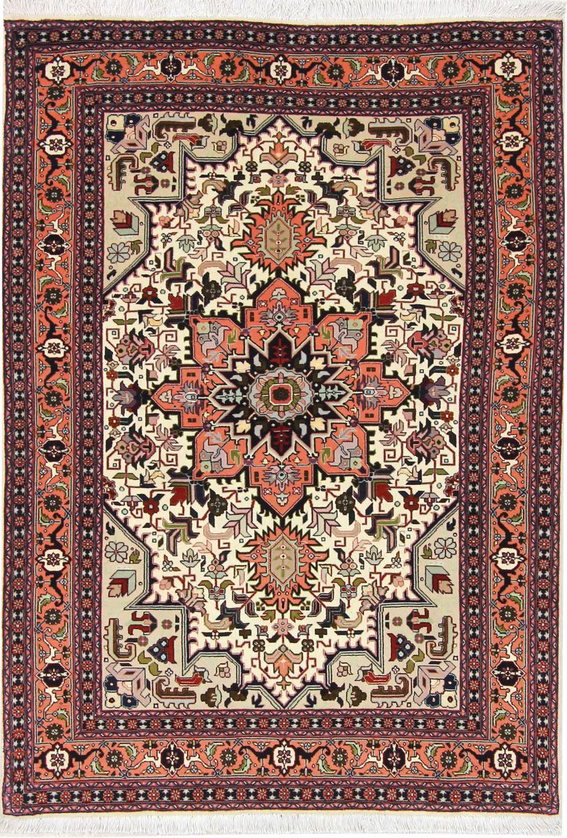 Tapete persa Tabriz 50Raj 148x104 148x104, Tapete persa Atado à mão