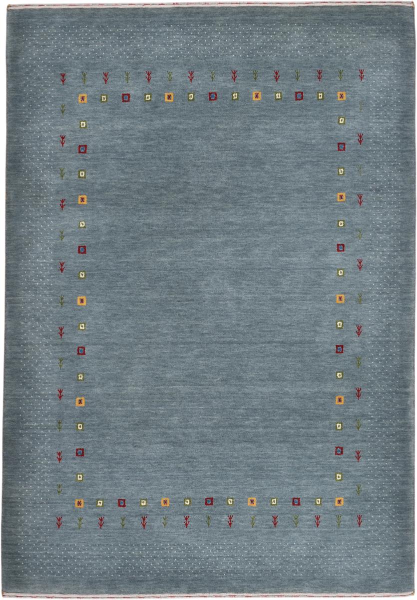 Tapis indien Gabbeh Loribaft 206x141 206x141, Tapis persan Noué à la main