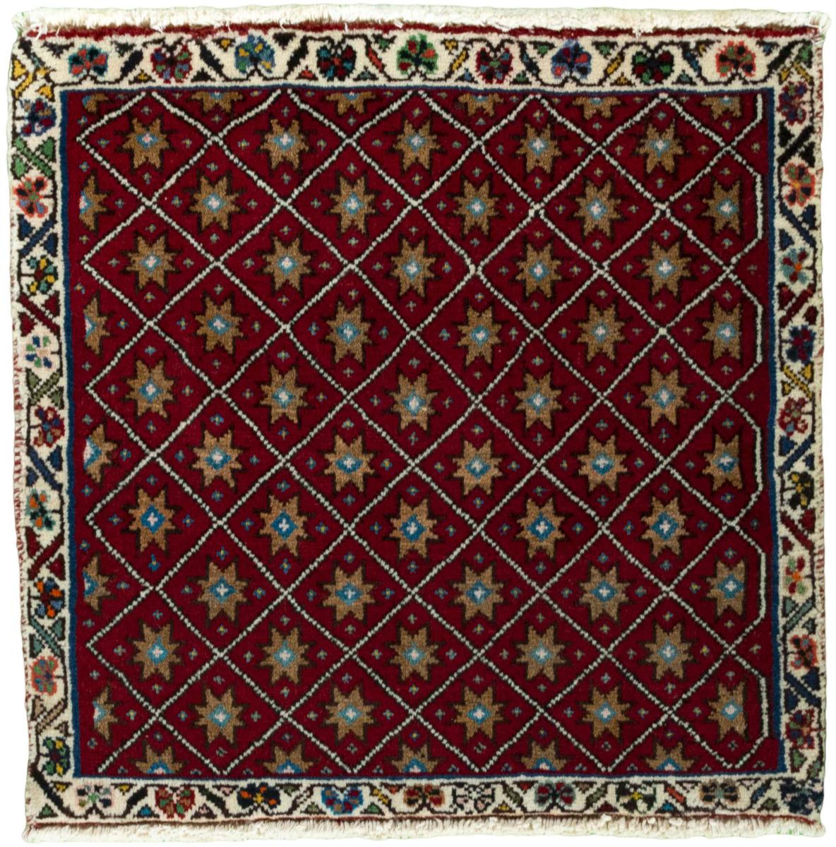 Tapete persa Shiraz 58x59 58x59, Tapete persa Atado à mão