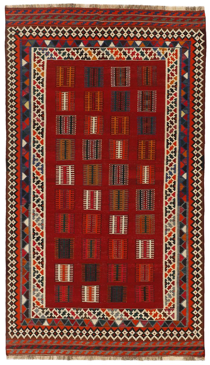 Persisk tæppe Kelim Fars 299x164 299x164, Persisk tæppe Håndvævet