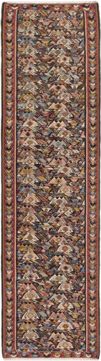 Tapete persa Kilim Senneh 404x90 404x90, Tapete persa Atado à mão