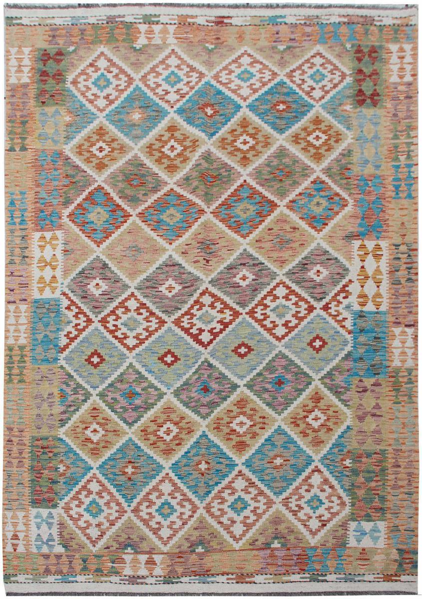 Tapete afegão Kilim Afegão 248x173 248x173, Tapete persa Tecido à mão