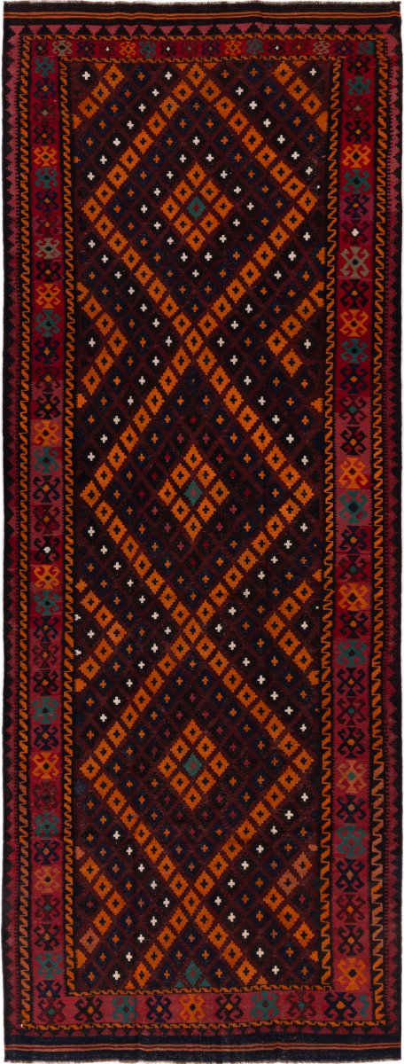 Afghansk tæppe Kelim Afghan 413x155 413x155, Persisk tæppe Håndvævet