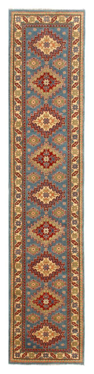 Afghan rug Kazak Ghazni 385x80 385x80, Persian Rug Knotted by hand