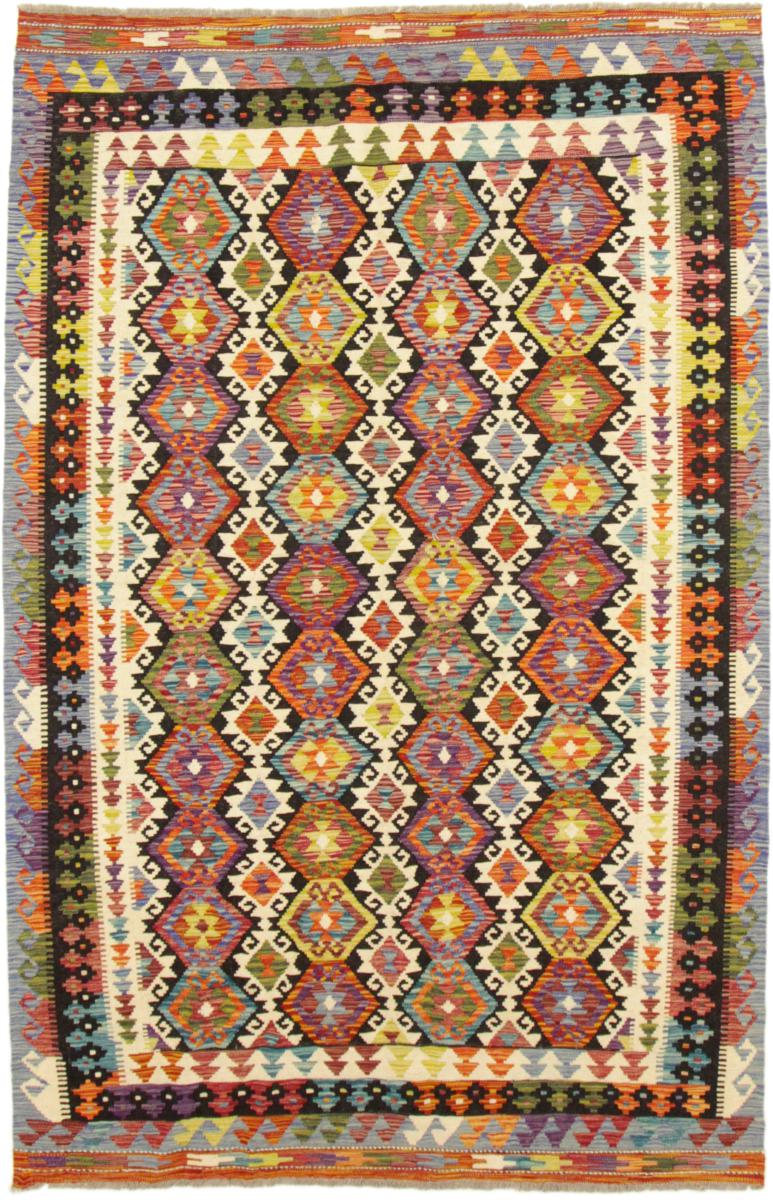 Afghaans tapijt Kelim Afghan 254x164 254x164, Perzisch tapijt Handgeweven