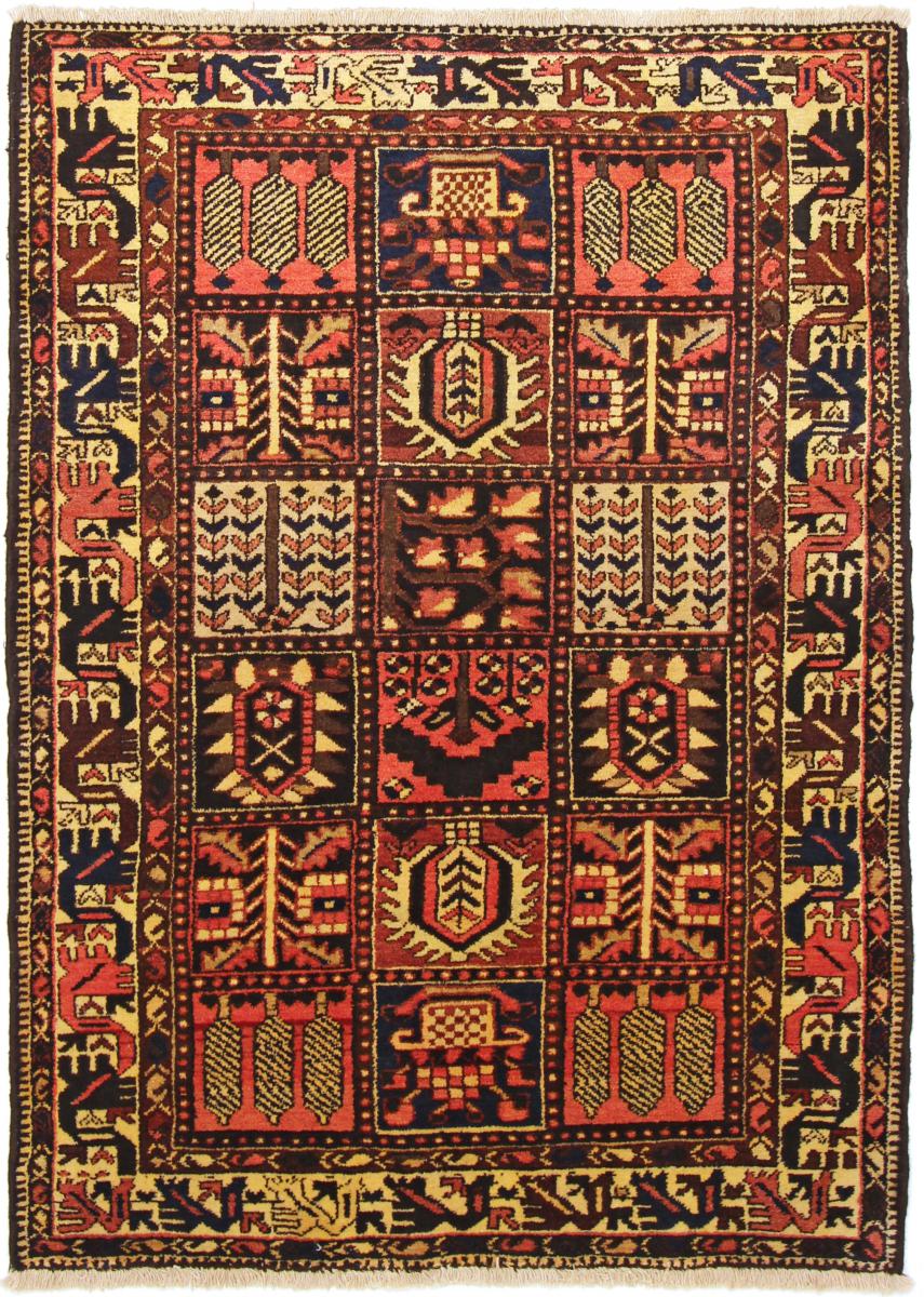 Persisk tæppe Bakhtiar 199x139 199x139, Persisk tæppe Knyttet i hånden