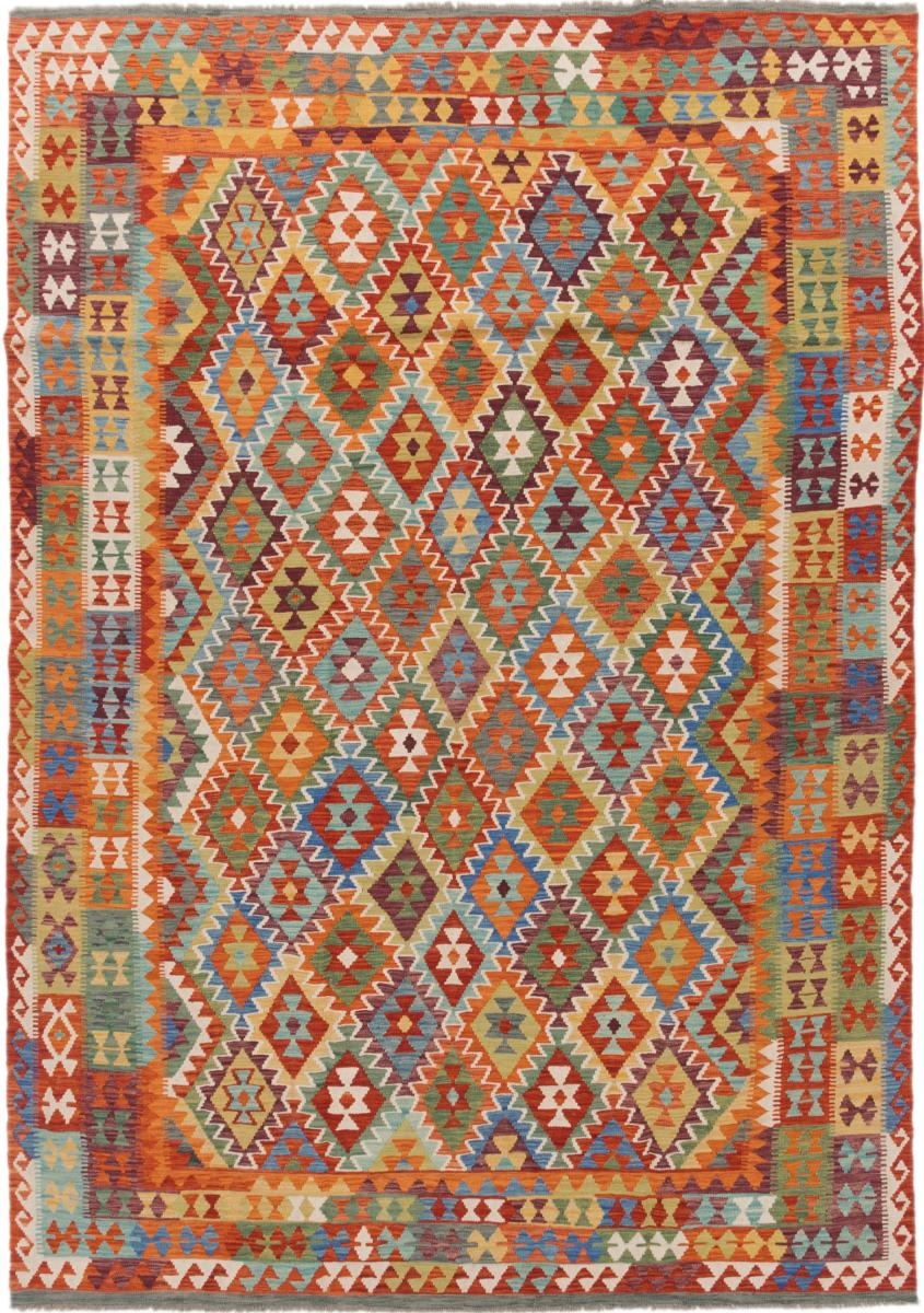 Tapete afegão Kilim Afegão Heritage 356x255 356x255, Tapete persa Tecido à mão