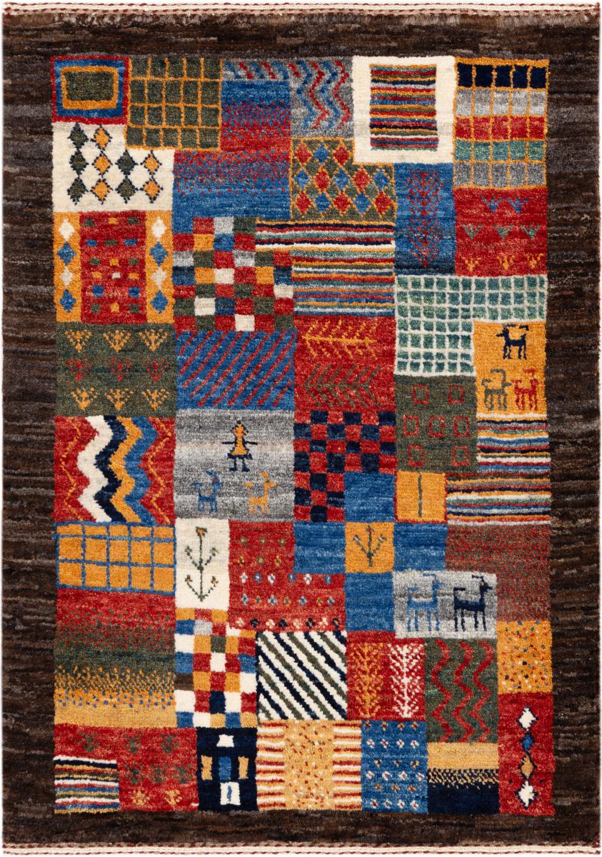 Tappeto persiano Persiano Gabbeh Loribaft Atelier 89x61 89x61, Tappeto persiano Annodato a mano
