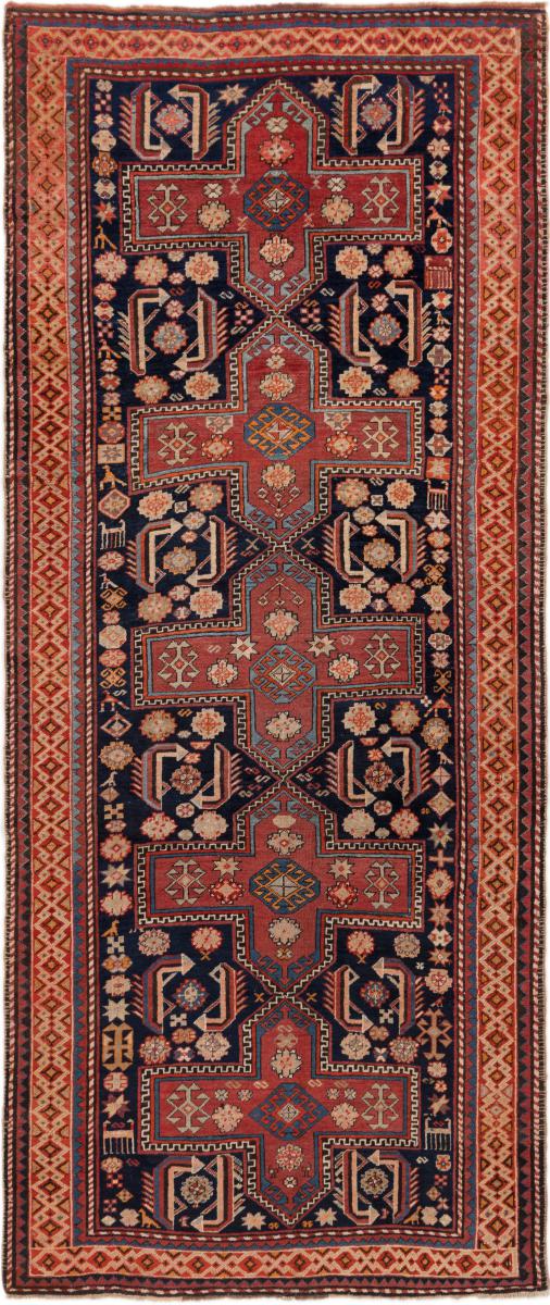 Rysk matta Kazak Gammal 323x137 323x137, Persisk matta Knuten för hand