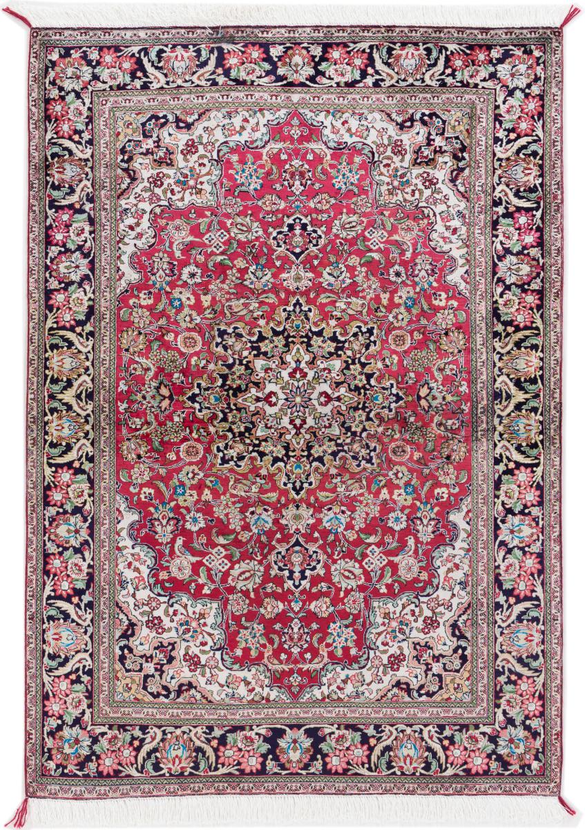 Tappeto persiano Qum di Seta 147x102 147x102, Tappeto persiano Annodato a mano