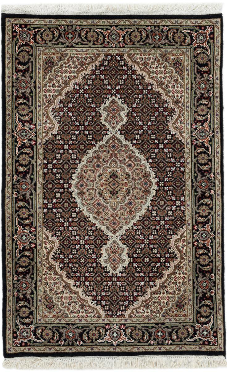 Tappeto indiano Indo Tabriz Mahi 126x81 126x81, Tappeto persiano Annodato a mano