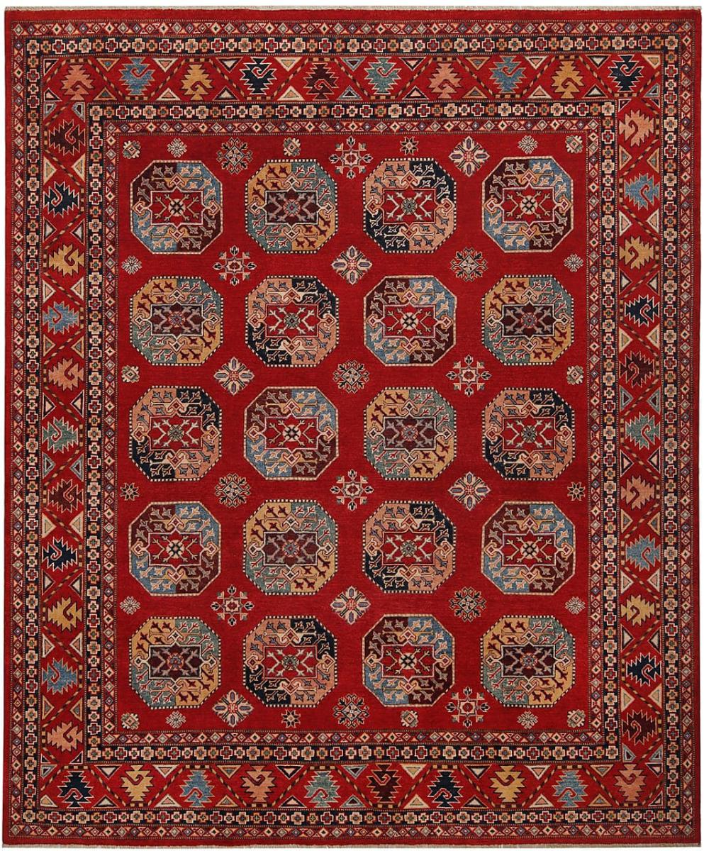 Afghan rug Kazak Darya 280x239 280x239, Persian Rug Knotted by hand