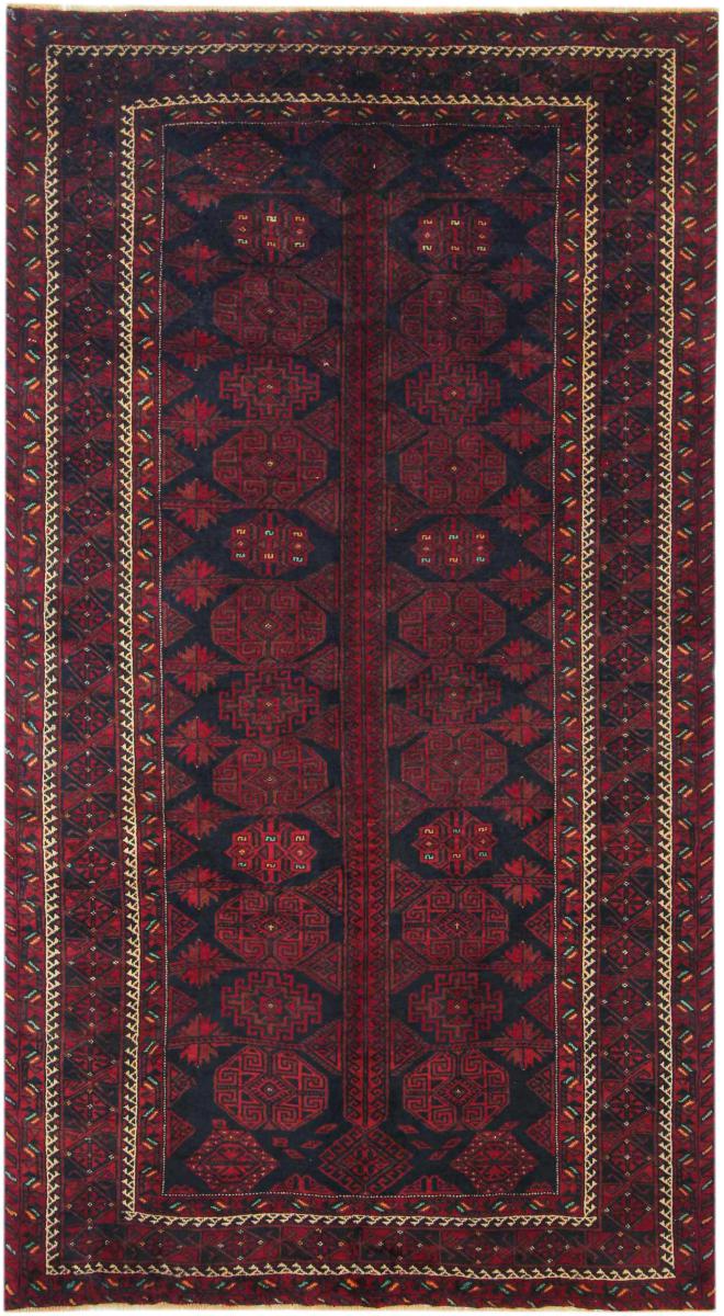 Tapete persa Balúchi 239x135 239x135, Tapete persa Atado à mão