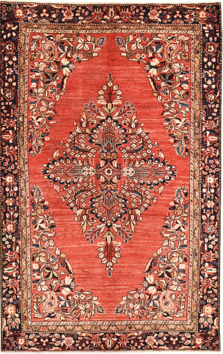 Persian Rug Hamadan 224x143 224x143, Persian Rug Knotted by hand
