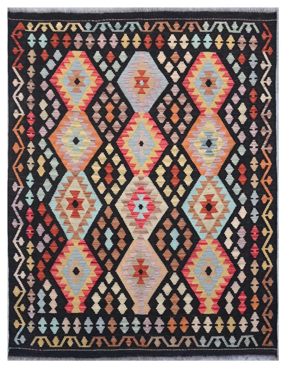 Tappeto Afgano Kilim Afghan 199x155 199x155, Tappeto persiano Tessuto a mano