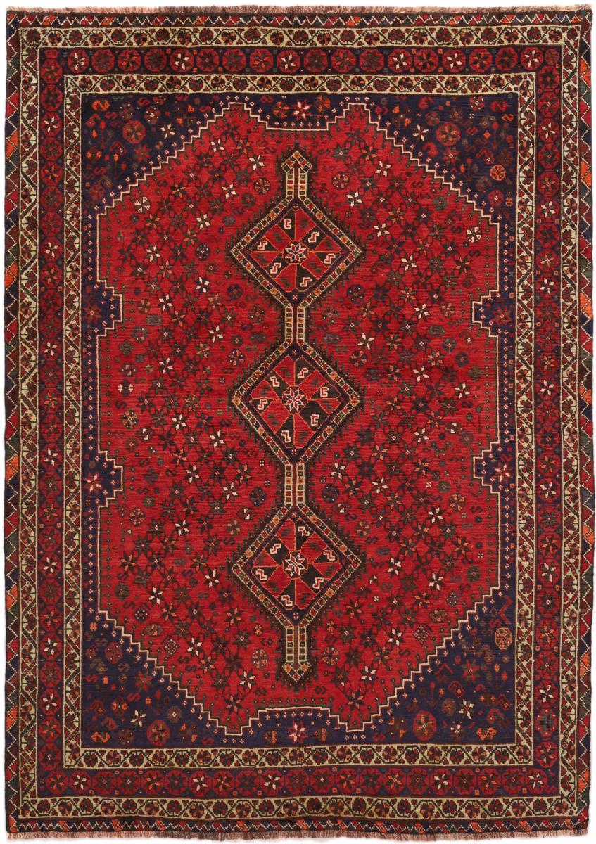 Tapete persa Shiraz 226x168 226x168, Tapete persa Atado à mão