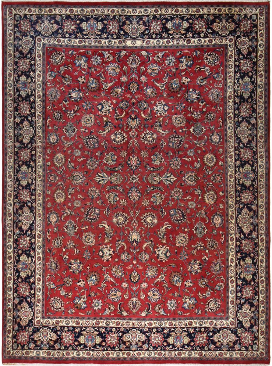 Perserteppich Mashhad 12'9"x9'7" 12'9"x9'7", Perserteppich Handgeknüpft