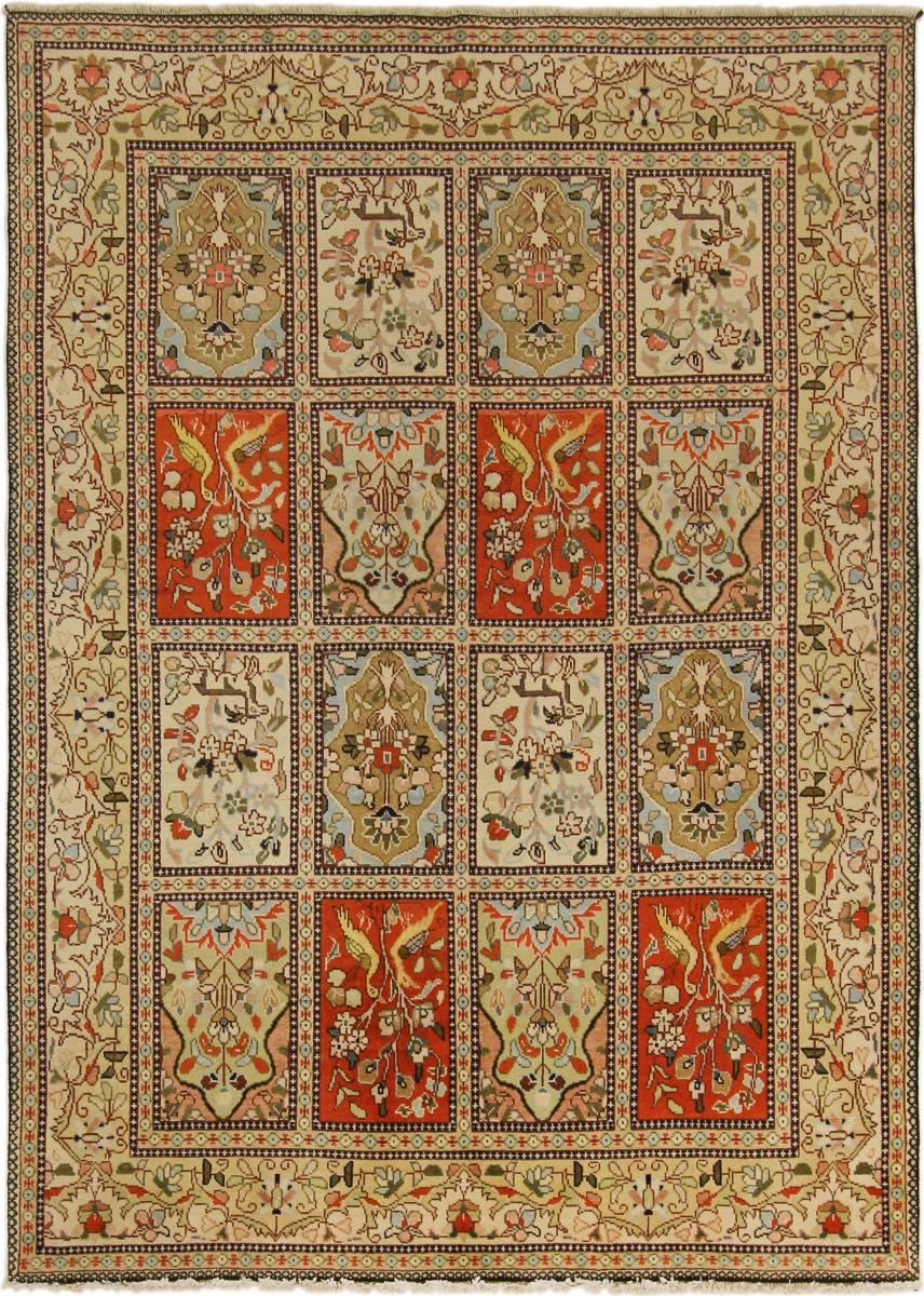 Tapete persa Tabriz Tabatabaei 196x141 196x141, Tapete persa Atado à mão