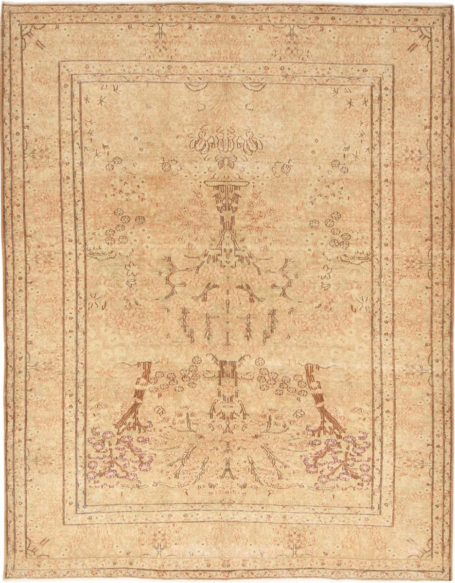 Alfombra persa Vintage Kerman 311x246 311x246, Alfombra persa Anudado a mano