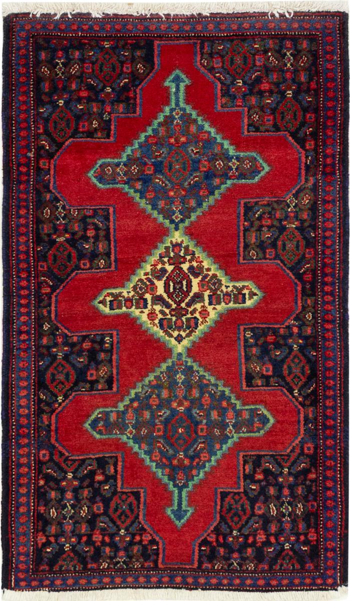 Tapete persa Senneh 108x71 108x71, Tapete persa Atado à mão