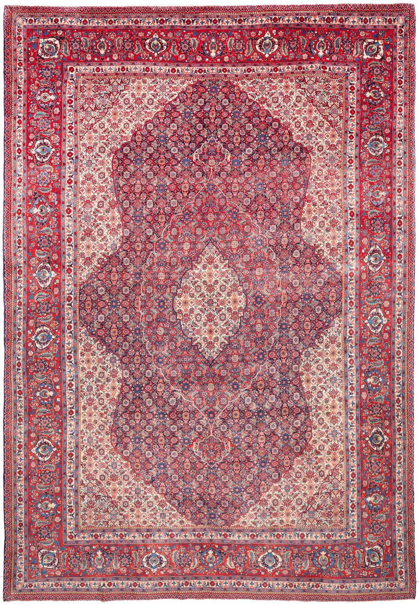 Persian Rug Sarouk 13'3"x9'3" 13'3"x9'3", Persian Rug Knotted by hand