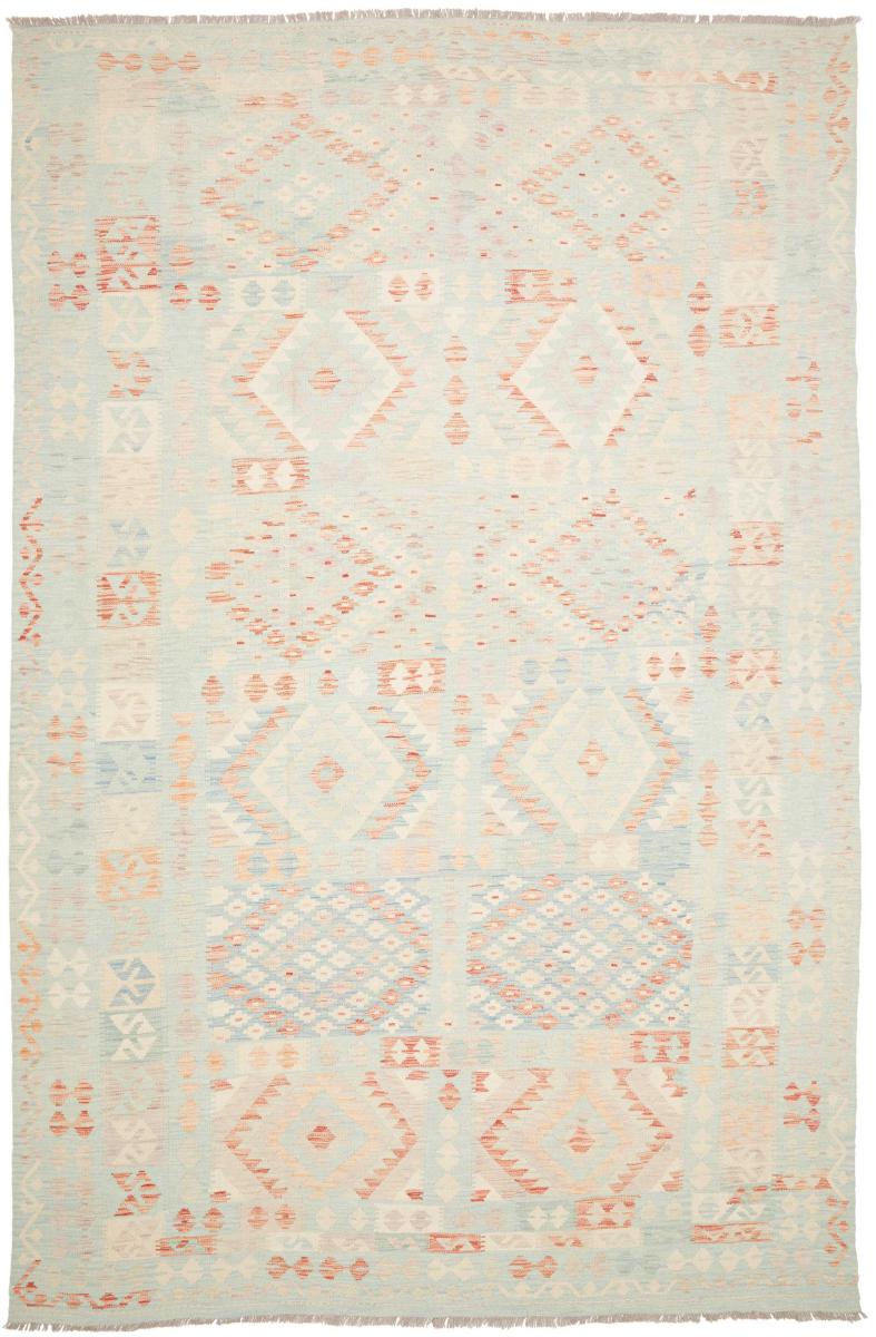 Afghanischer Teppich Kelim Afghan 366x241 366x241, Perserteppich Handgewebt