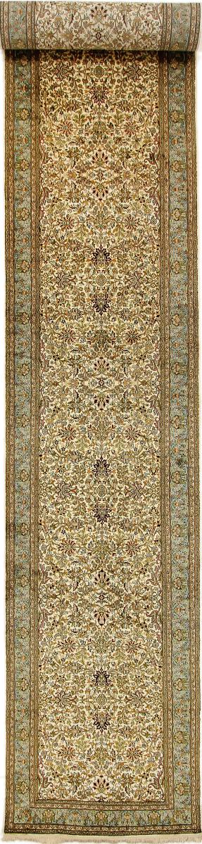 Tappeto indiano Cachemire di Seta 546x88 546x88, Tappeto persiano Annodato a mano