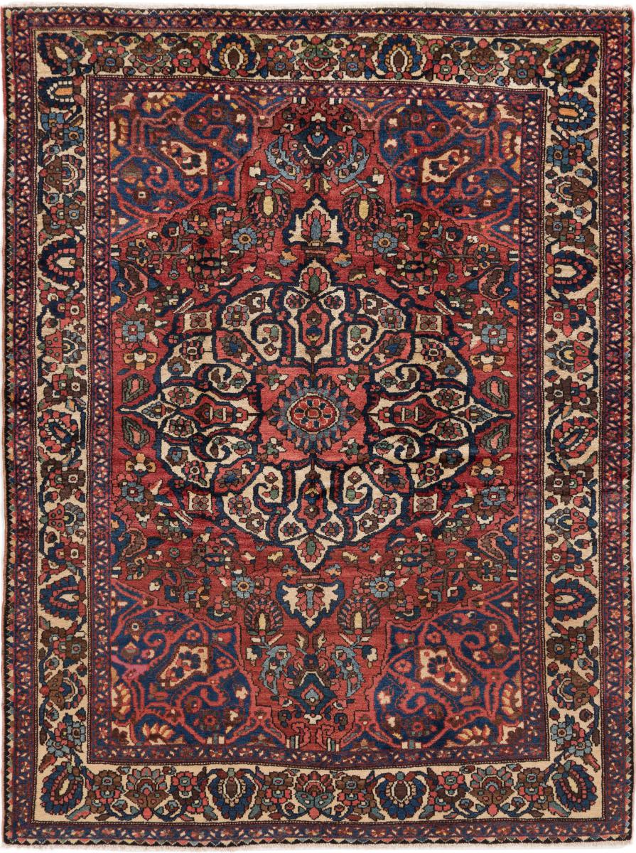  ペルシャ絨毯 バクティアリ オールド 214x158 214x158,  ペルシャ絨毯 手織り