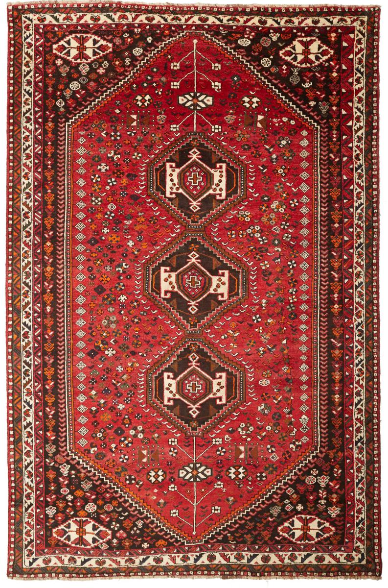 Tapis persan Shiraz 309x206 309x206, Tapis persan Noué à la main