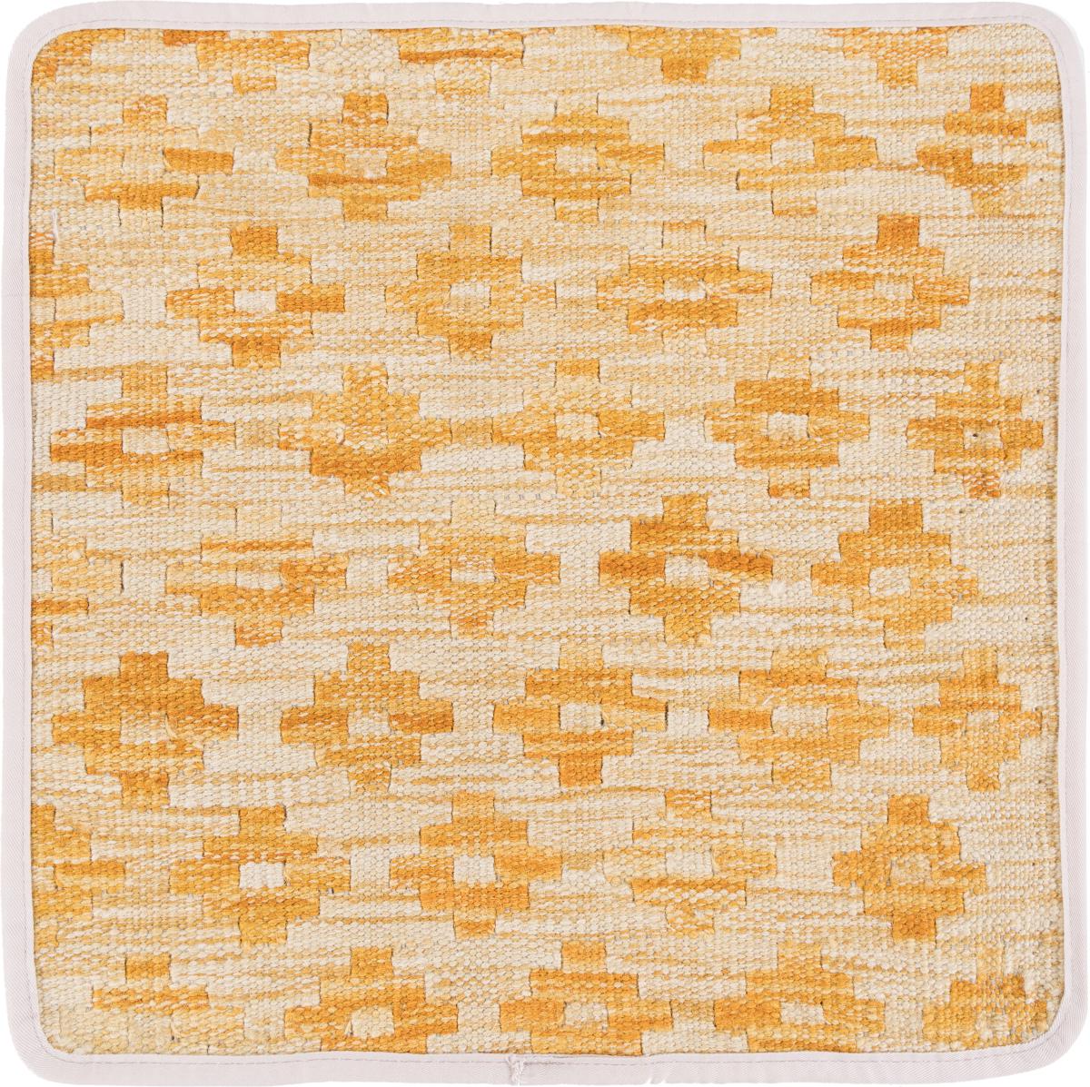 Afghan rug Kilim Afghan Cushion Cover 40x40 40x40, Persian Rug Knotted by hand