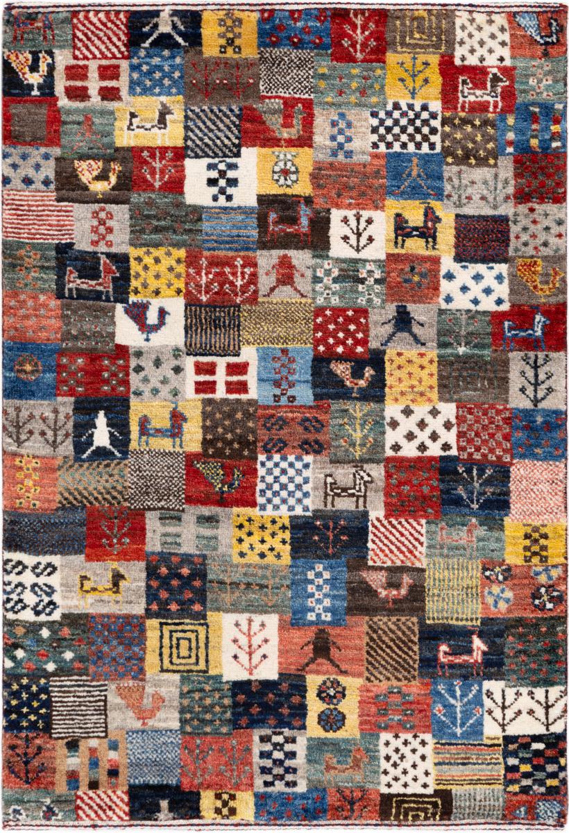 Persian rug Persian Gabbeh Loribaft Atelier 91x60 91x60, Persian rug Hand-knotted