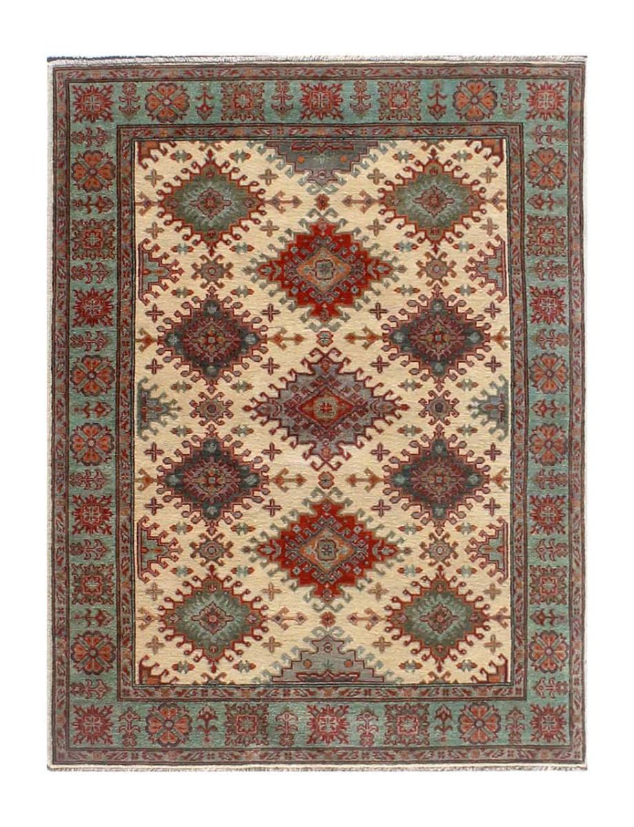 Afghaans tapijt Kazak Ghazni 202x149 202x149, Perzisch tapijt Handgeknoopte