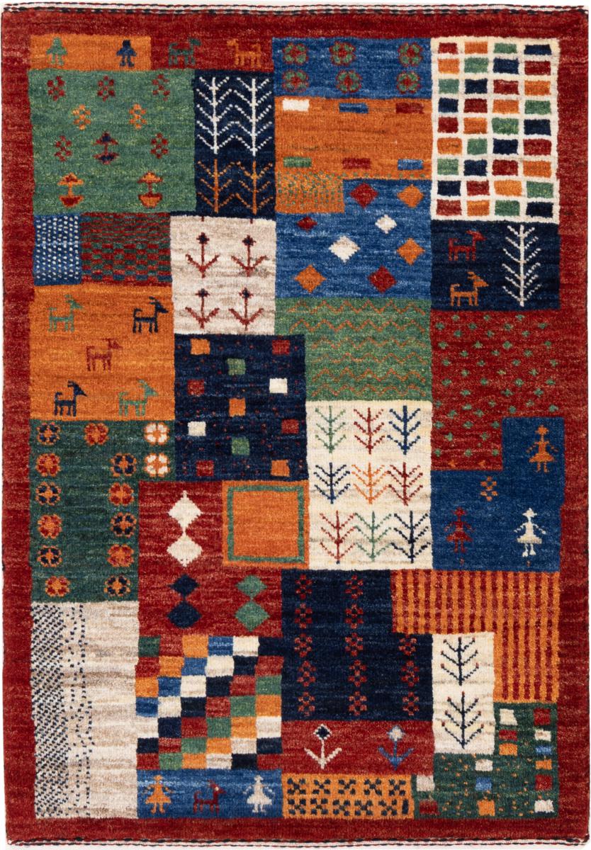 Perzisch tapijt Perzisch Gabbeh Loribaft Nowbaft 81x58 81x58, Perzisch tapijt Handgeknoopte