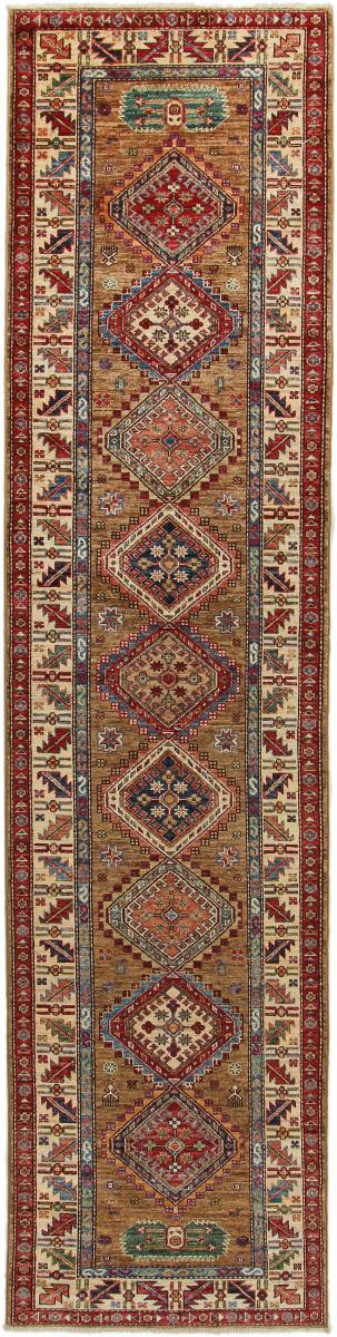 Tappeto Afgano Super Kazak 325x80 325x80, Tappeto persiano Annodato a mano