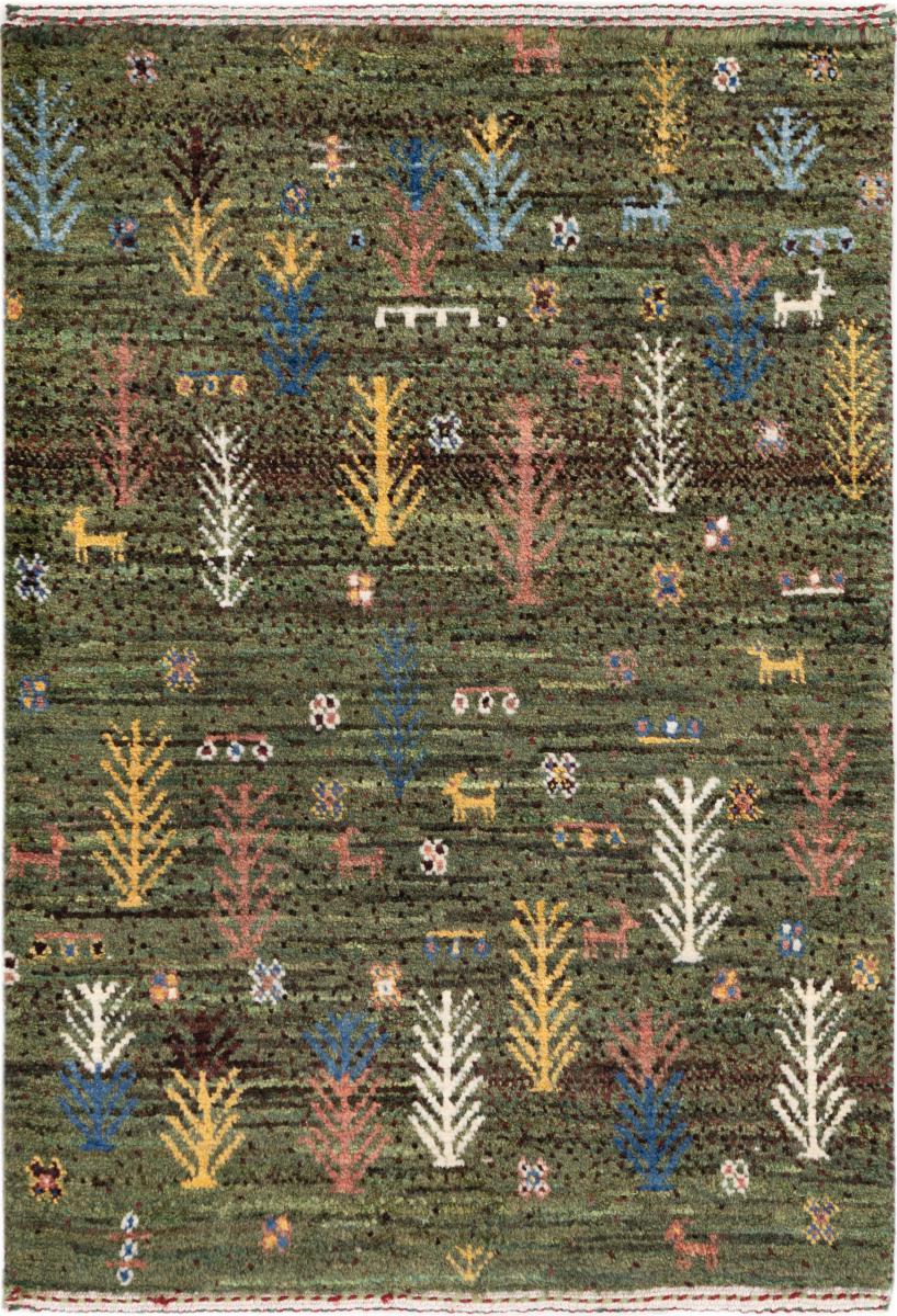 Tapete persa Persa Gabbeh Loribaft Atelier 78x51 78x51, Tapete persa Feito à mão